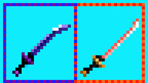 [e38c38] Dark Katana+Masters Katana