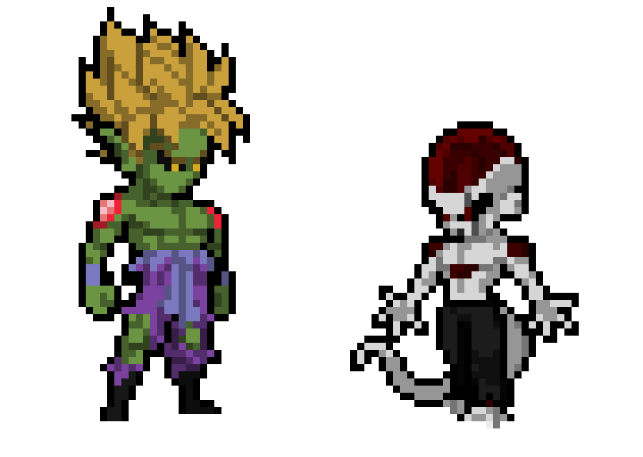 [6c26bc] Refridge (Final Form) vs. SSJ Naikeman, the Namekian-Saiyan Hybrid - DBZ Frieza Clan OC vs. Namekian Clan OC