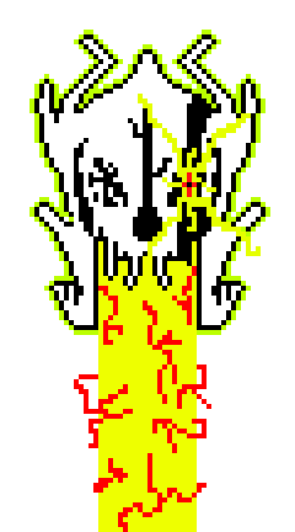 [74526a] Undertale GASTER BLASTER Sprite