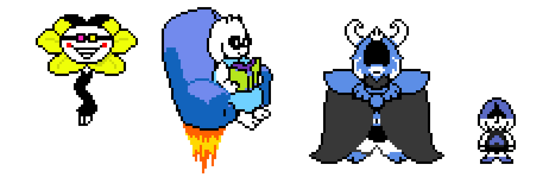 Deltarune au where UT characters take place of darkners