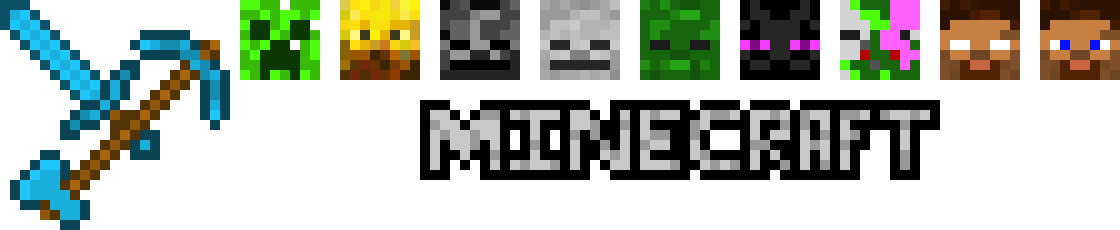 [a3a10f] Mine Craft Pixel Art