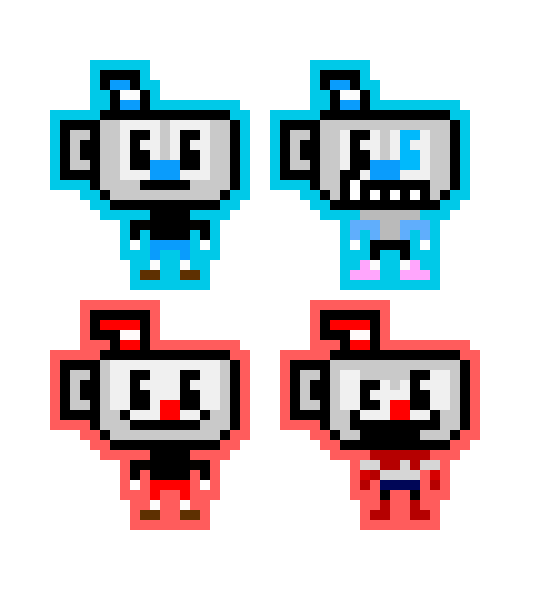 [7a2c67] cuphead mugman undertale