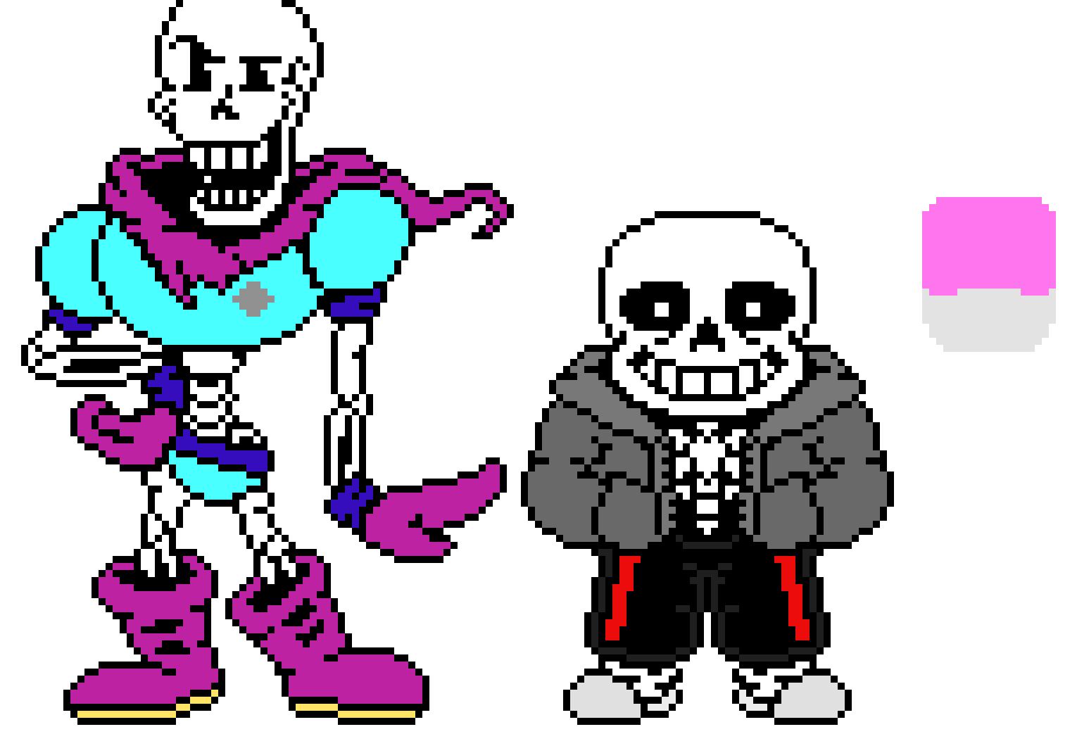 Creator!Papyrus And Destruction!Sans
