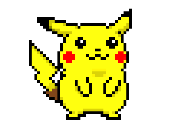 Pikachu Pixel Art
