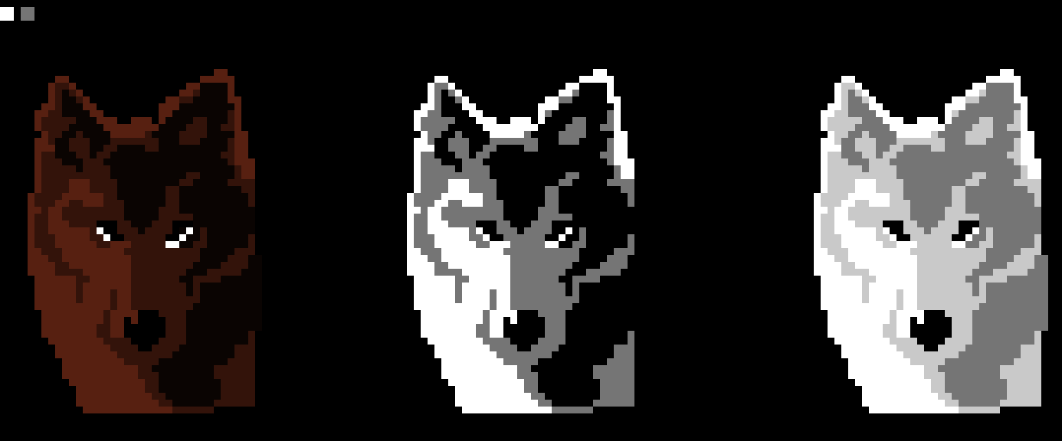 [9664c4] Pixel Wolves