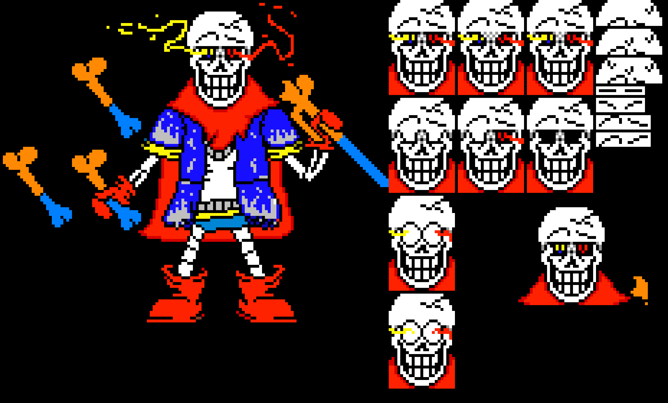 [8597b0] RK!Dustbelief Papyrus Phase 1 (dusted back to the mindset.)