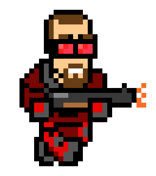 [2e2f1b] Character Sprite shotgun 2