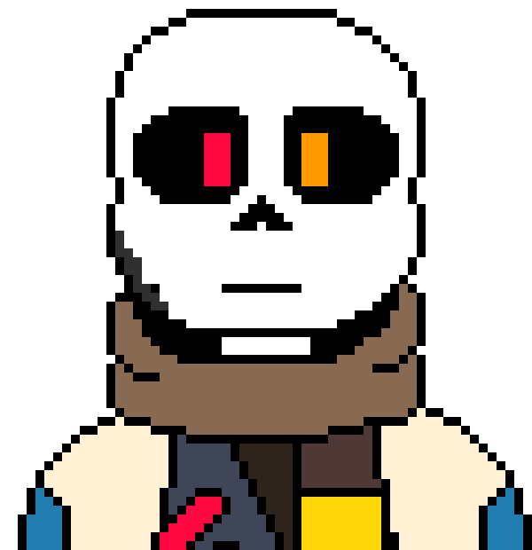 [b9de0d] *draws some bbq sause* - ink sans