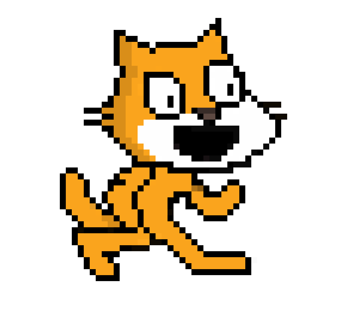 8-bit Scratch Cat