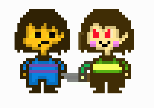 [60d602] frisk and chara 