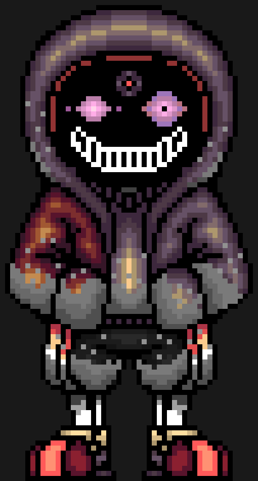 [95be89] DoubleDustDust Brood - There is nothing left, but you | Lore: He wiped out every last AU, even the ones that aren`t even in the UnderVerse, like OverTime, etc [If it`s a AU, without ALL of the UnderTale characters and it`s just the roles they go into a Fan-UnderVerse...] And all that is left is you... The "player"...