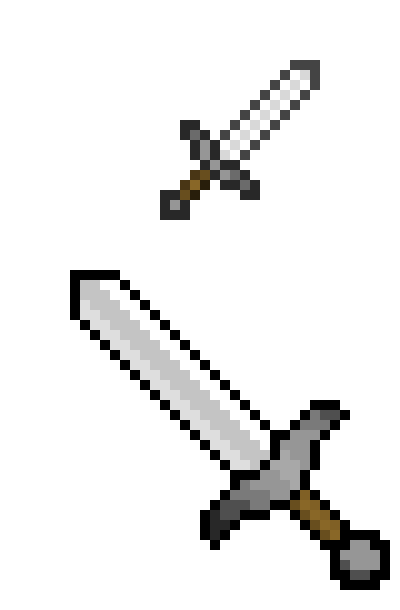 [37ffc6] Iron Minecraft Sword