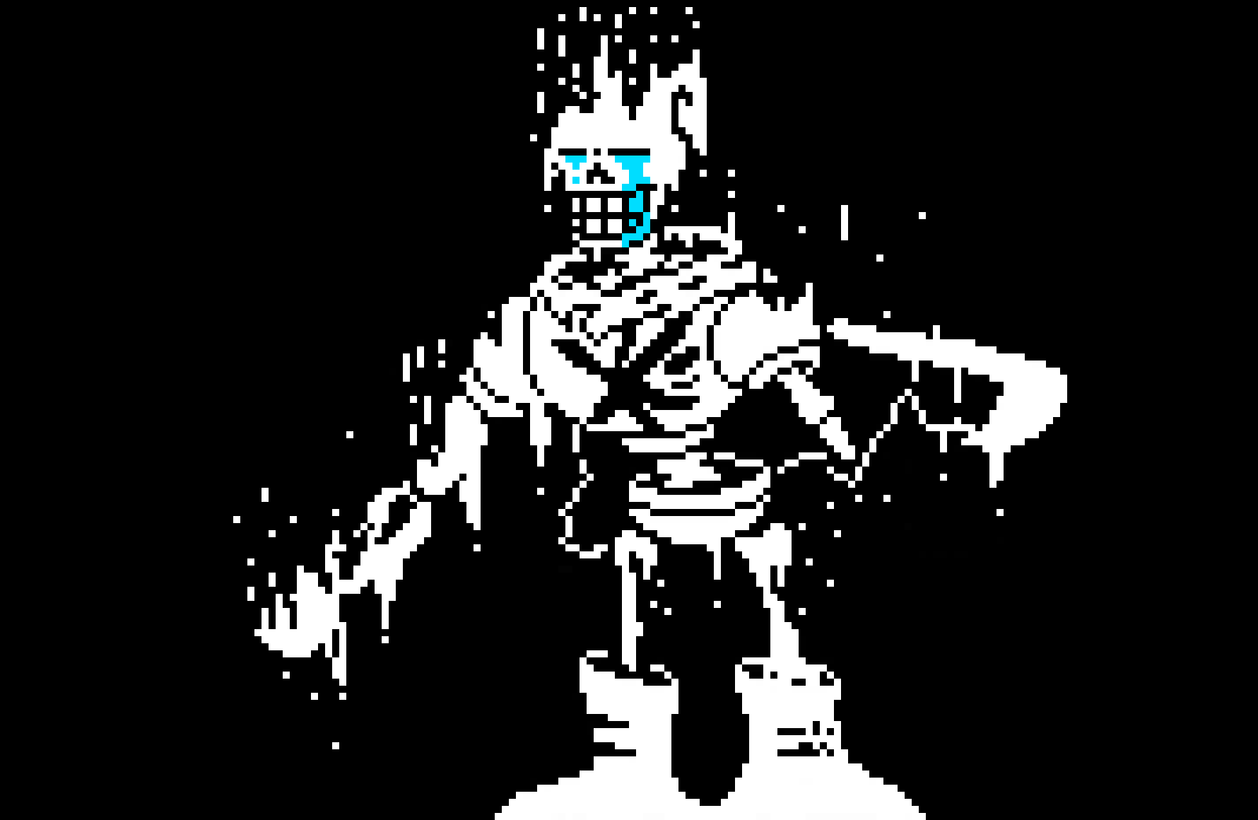 [fdea83] (lore for my au) after your fight with undying papyrus appers half dead and full of hate for you but after the fight he melts and turns to dust the last thing papyrus said was "sans i-im sorry.." 