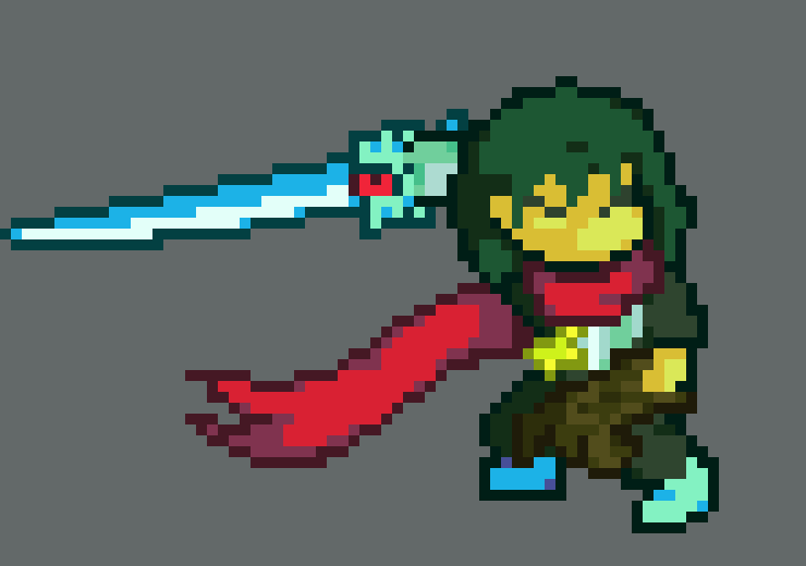 [784e94] ok so we all know planet buster is op, but we cant have that so I'm thinking of them having a rude buster type attack that's called ego killer (ill work on the name later), but it takes 200% tp, you make this possible using a soul link which gives you a second to bar but also makes you take a lot more damage