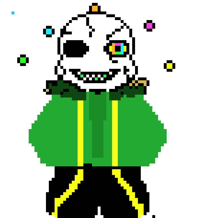 Whats sans with orange eyes name?