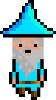 [bb0007] Pixel Wizard Diamond Walking AniF1