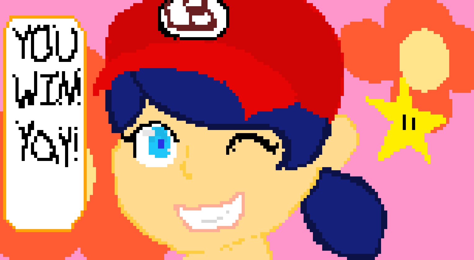 [9664c4] MLB Mario Win Pixel