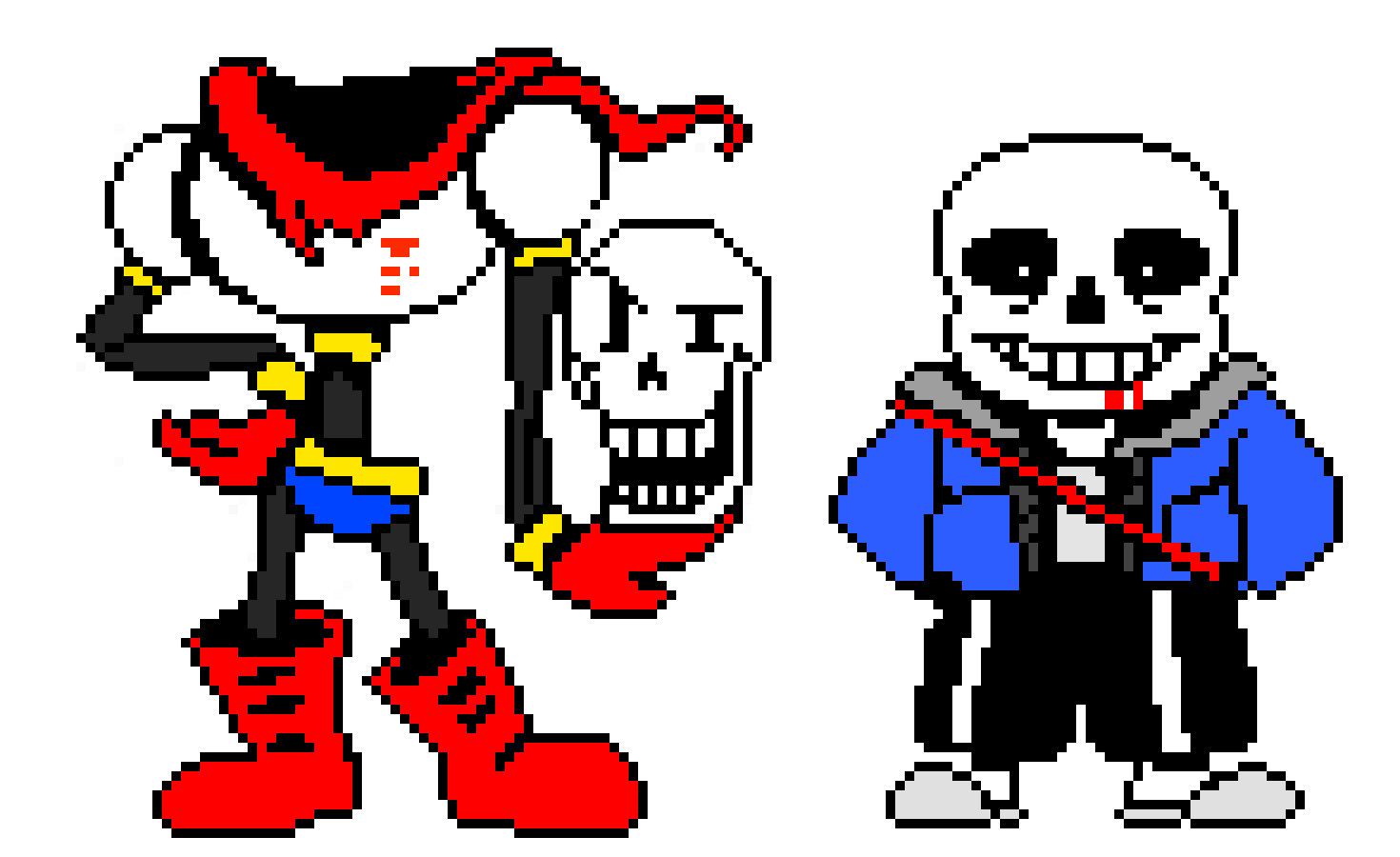 [b4c16a] sans and papyrus damaged :(