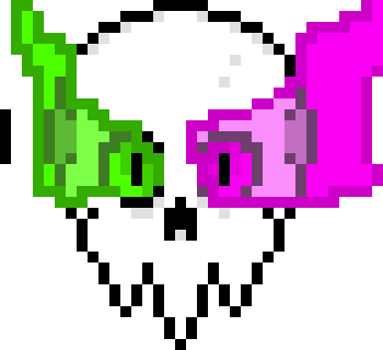 -fires hyperblasters at killer (pretty much a more powerful gasterblaster with a rainbow blast)-
