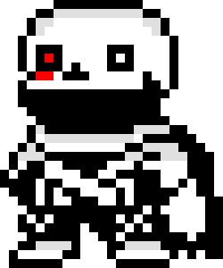 [029188] X Sans Deltarune