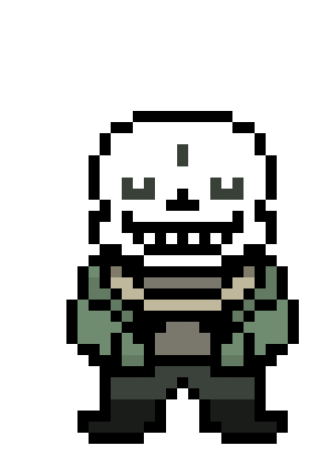 ST Sans closed eyes