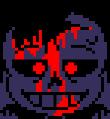 [7ce906] *(Demented just chills on the floor.) -HorrorTale Sans