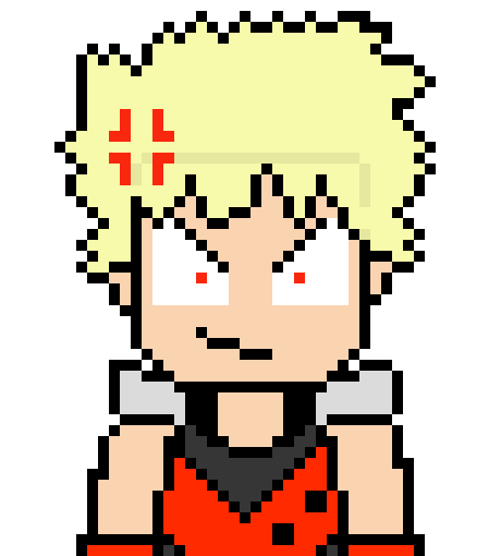 [b9de0d] that may be alot of bullets but i could explode your little cute army. - bakugou katsuki  