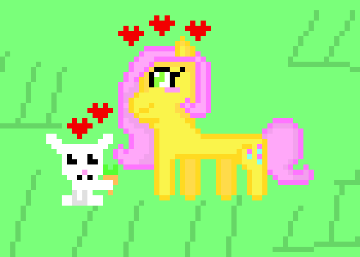 [9664c4] FlutterShy With Angel
