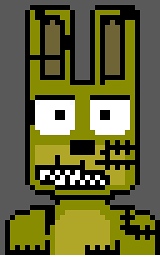 [b9de0d] *he appears again infront of the halls not on the chair* - plushtrap