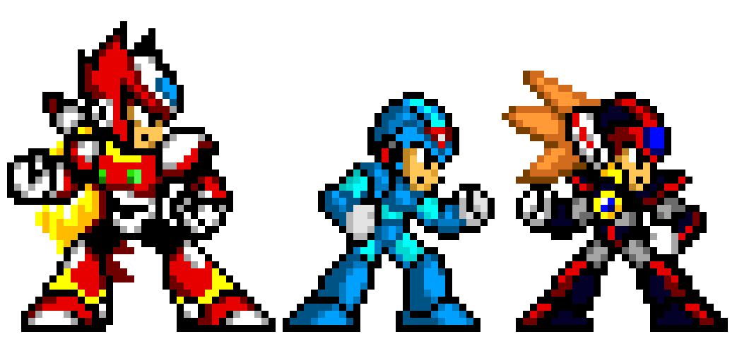 Megaman X protagonists