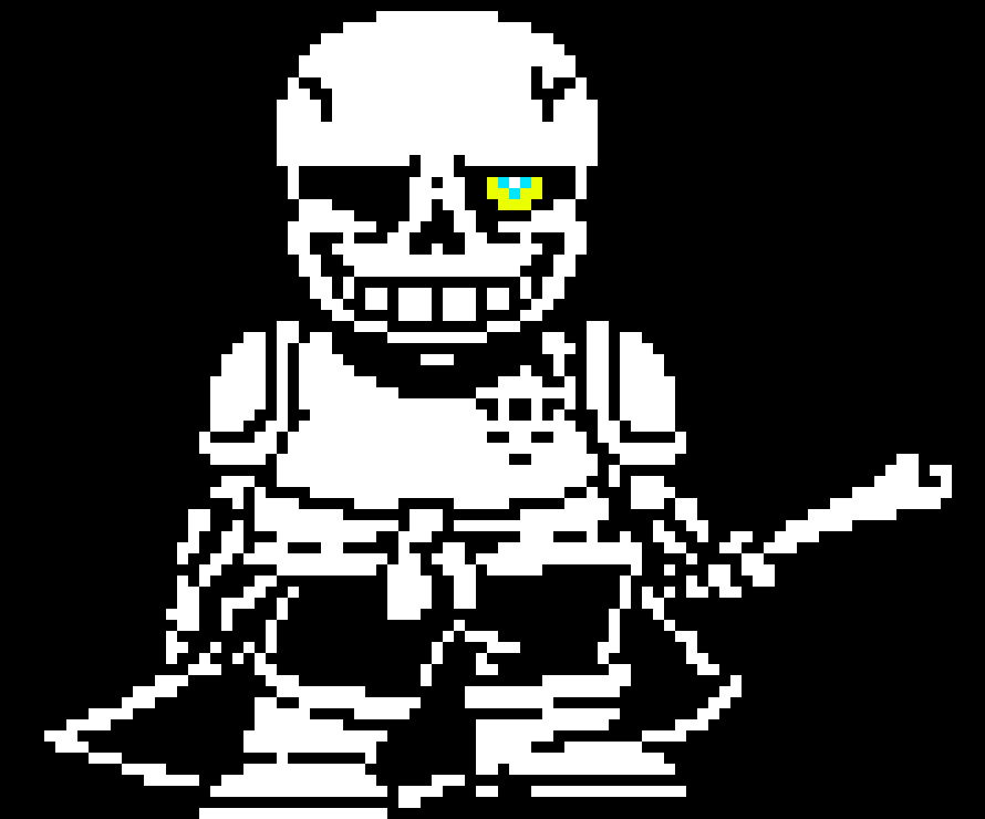 [55e4e5] -a bone wall blocks whitty from the attack- -Distrust!Sans
