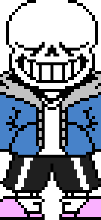 [0f5524] -teleports in front of Papyrus- Hey, Paps. Give me the human. I will bring it to Asgore. -Sans