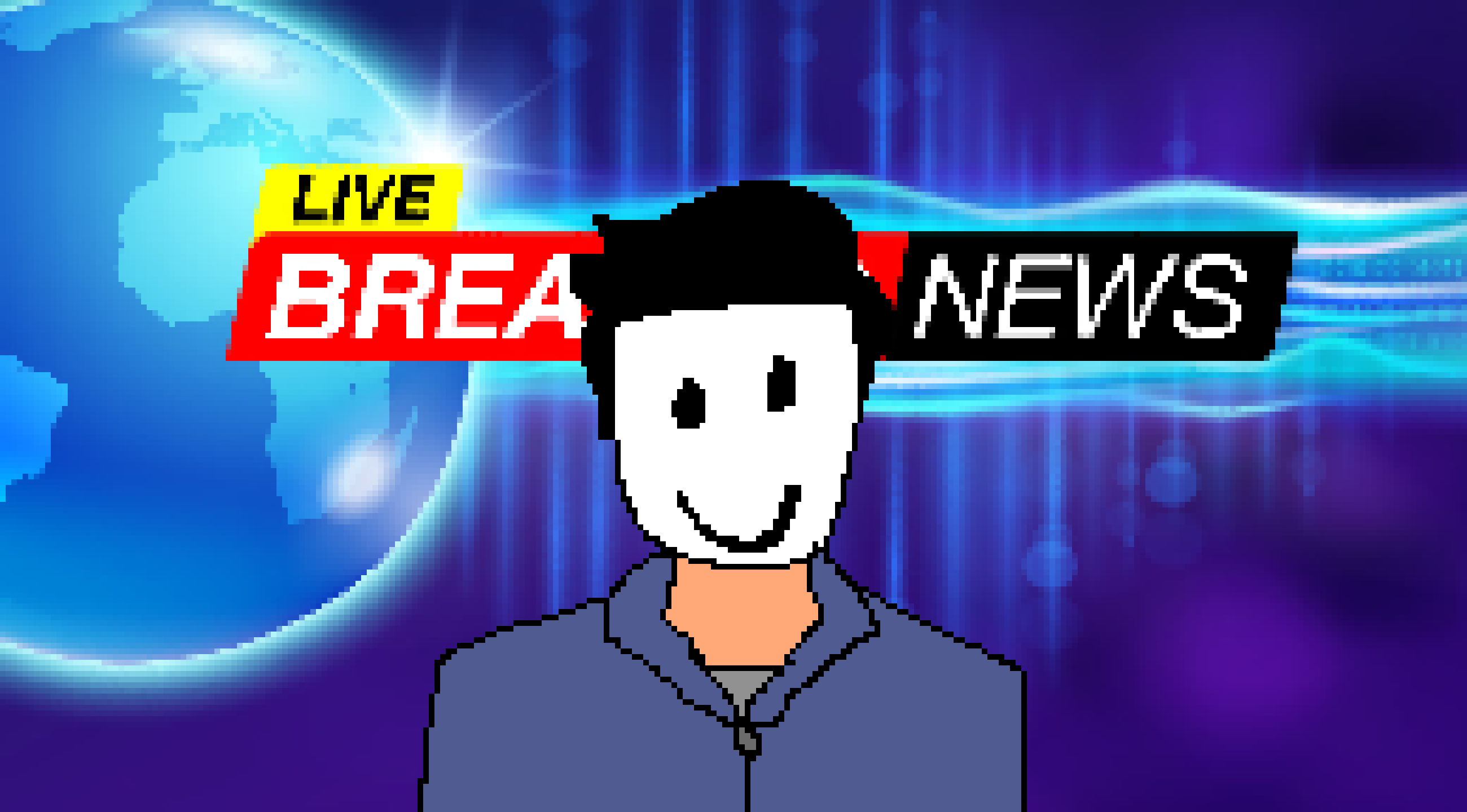[bce8e5] We interrupt this broadcast for an announcement. Another dismembered body was found 20 minutes ago behind the GoMart on Garden street, the corpse is missing every limb and its head, with only the torso remaining. Police have taken the body in for analysis. We advise all PAM City citizens to follow the curfew and remain indoors. Anyone with any information regarding the recent murders, please contact the police department.
