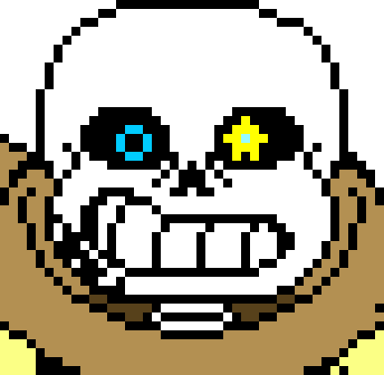 Its just hard to keep track of all you guys...um...*points to fell* youre Underfell Sans....that was easy...*he laughs a little* sure