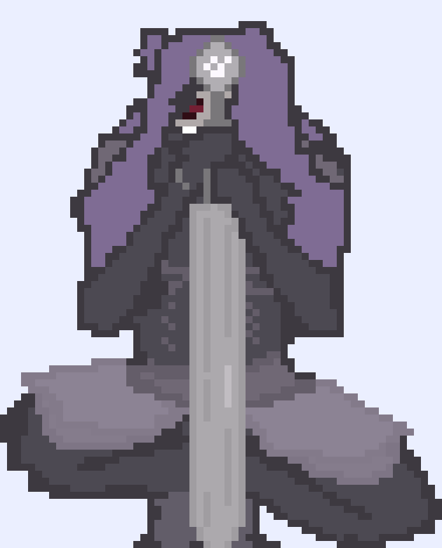 [8fef25] *misuti draws her sword and charges the doppel, (normal attack)*