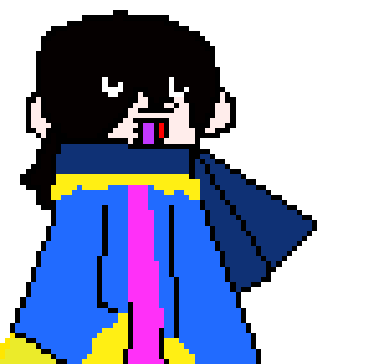 [904ba9] she walks up other sans hello person how looks like axle
