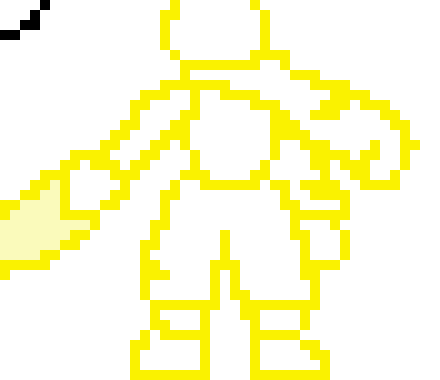 [53a360] Super Outline does an Illusionation attack making him see xavier as the outline making mettaton attack xavier instead *