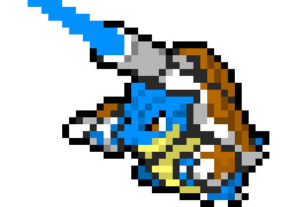 [8b427e] Mega Blastoise white hes blasting