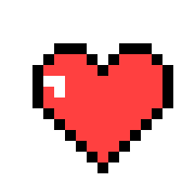 [9664c4] heart pixel