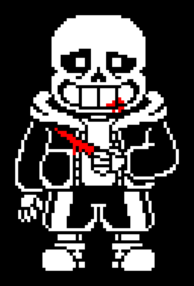 My UnderTale Hurt Sans V2