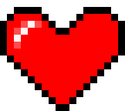 [e46574] 8 bit heart 