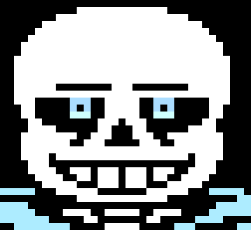 [df4002] {Blue dodged them and then spawned blue bones that hit chara, so chara couldn't move}