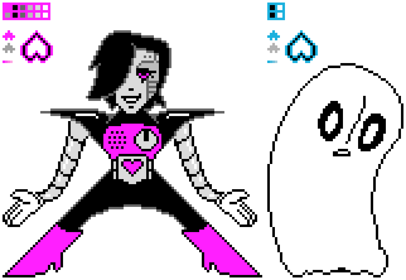Undertale Mettaton and Napstablook