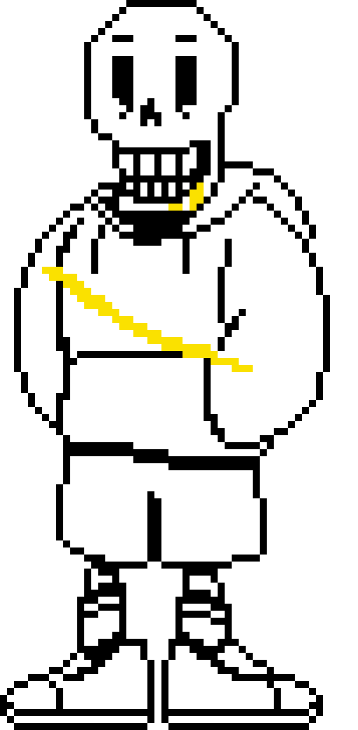 Underswap Papyrus Sprite.