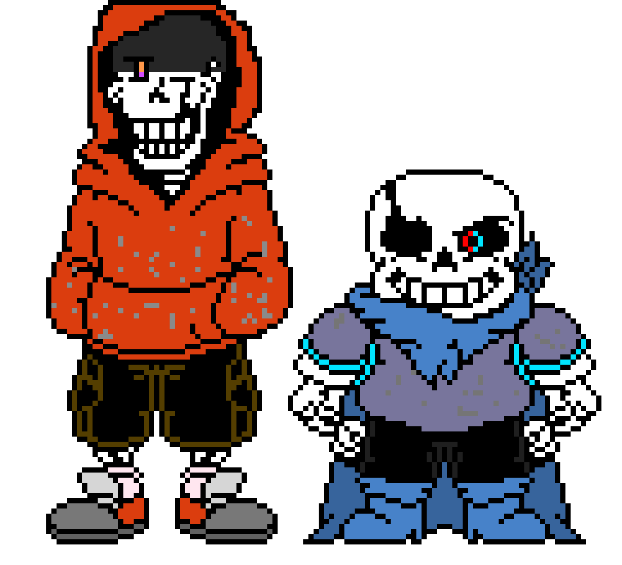 [9664c4] ReversiveDust Sans & Papyrus