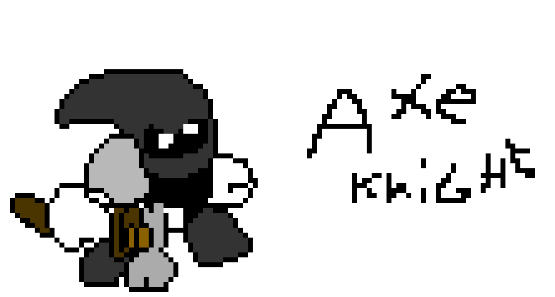 [9664c4] Fanmade kirby enemy : Axe knight