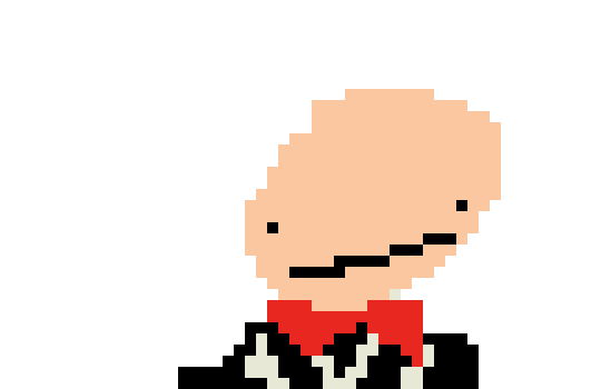 [8c660b] "Oh okay! come on in!" *he opens the door.*