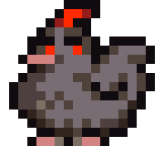 [9b9cad] Chicken Pixel Art