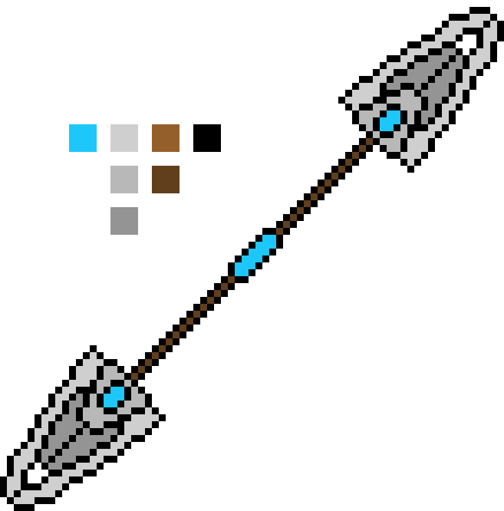 [72fbb7] Futuristic Double-Sided Halberd