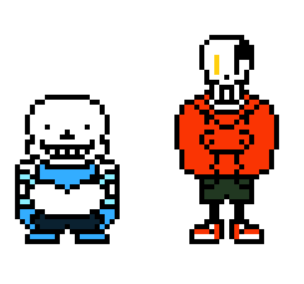 [9664c4] sans and papyrus sprite